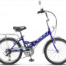 Велосипед STELS Pilot-350 V 20" (13", 6 ск., Синий ) Z010
