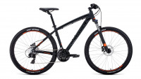 велосипед FORWARD NEXT 27,5 3.0 disc (27,5" 24 ск. рост 15") 2019-2020, черный мат.