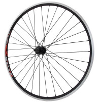 Колесо в сборе, 28", Заднее, JY-432RQR, 32 отв., 135 мм, 10 мм (эксцентрик), V-Brake, Двустеночный, SP17 @Forward Corsica 1.0 28