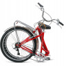 Велосипед FORWARD SEVILLA 26 2.0 (26" 6 ск. рост. 18.5" скл.) 2022, красный/белый
