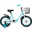 Велосипед FORWARD BARRIO 14 (14" 1 ск.) 2023, голубой QR