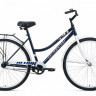 Велосипед ALTAIR CITY 28 LOW (28" 1 ск. рост. 19") 2023, темно-синий/белый УЦ