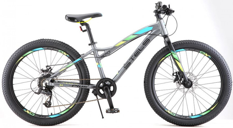 STELS Велосипед Navigator-470 MD 24"+ (13.5" Антрацитовый) полу FAT BAKE арт. V010