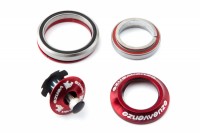 Рулевая колонка к велосипеду VZ-B09M-003, 1-1/8", AL-6061, красная, VENZO