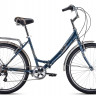 Велосипед FORWARD SEVILLA 26 2.0 (26" 6 ск. рост. 18.5" скл.) 2022, серый/серебристый