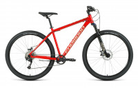Велосипед FORWARD BURAN 29 2.0 DISC (29" 9 ск. рост 19") 2020-2021, красный/бежевый