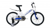 Велосипед FORWARD COSMO 18 (18" 1 ск.) 2022, белый