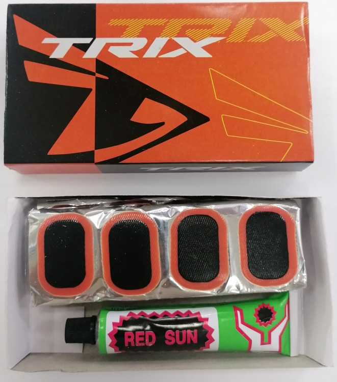Аптечка TRIX, клей 20 мл, заплатки: 35х24мм-48 шт.