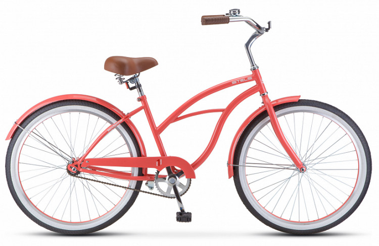 Велосипед STELS Navigator-110 Lady 26" 1-sp (17" Розовый-коралл ) V010