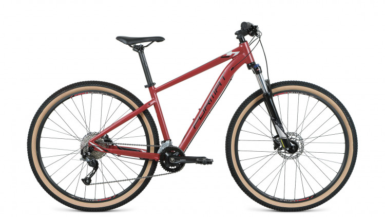 Велосипед FORMAT 1412 29 (29" 9 ск. рост XL) 2020-2021, темно-красный матовый