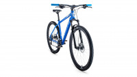 Велосипед FORWARD APACHE 29 X (29" 16 ск. рост 17") 2020-2021, синий/серебристый
