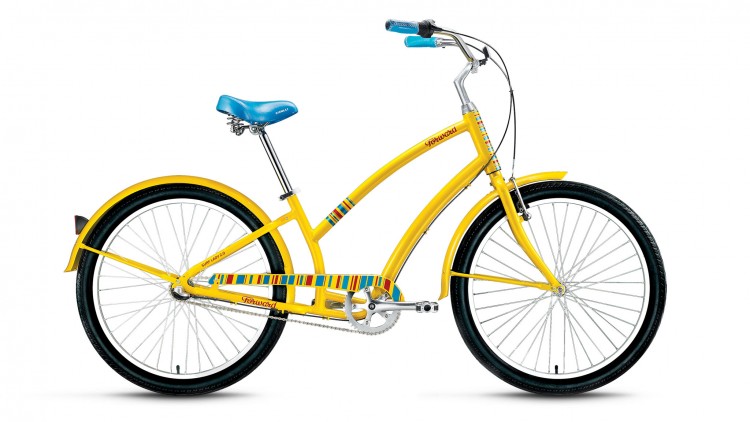 велосипед FORWARD SURF LADY 2.0 алюм. (26" 3ск) желтый