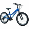 Велосипед FORWARD TWISTER 20 1.0 (20" 7 ск. рост. 10") 2022, синий/белый