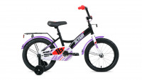 Велосипед ALTAIR KIDS 16 (16" 1 ск.) 2022, черный/белый
