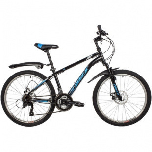 Велосипед FOXX 24" AZTEC D синий, сталь, размер 14"