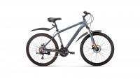 велосипед FORWARD HARDI 26 2.0 disc (26" 21 ск. рост 17") 2019-2020, серый мат.