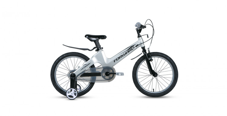 Велосипед FORWARD COSMO 18 2.0 (18" 1 ск.) 2022, серый
