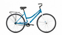 Велосипед ALTAIR CITY 28 LOW (28" 1 ск. рост. 19") 2023, голубой/белый