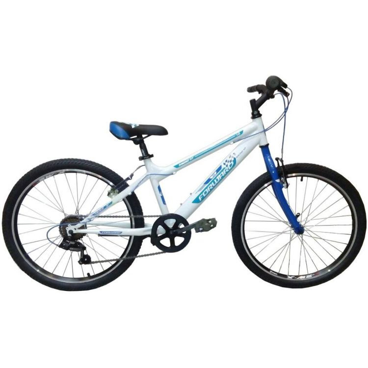 велосипед FORWARD RACING 24 HT 1.0 (24'' 18 cк) белый