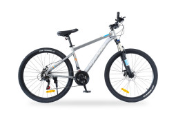 Велосипед SPORTRIDE MTB AL 27,5 D (21 ск., рост 17") серый 2025