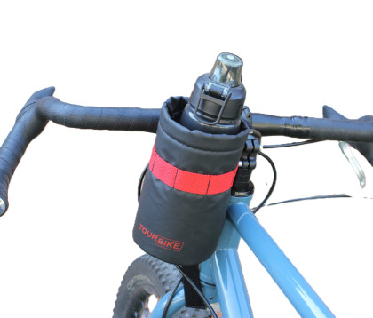 Велосумка КОРМУШКА на руль, р-р 18х11 см, цвет черный. Серия CITY. TOURBIKE