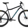 Велосипед FORWARD SPORTING 29 2.0 D (29" 8 ск. рост. 19") 2023, черный/бирюзовый