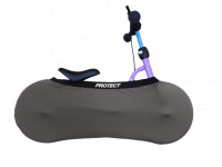 Универсальный эластичный чехол (беговел/ самокат/ детский велосипед) 70-110 см, цвет серый, PROTECT™
