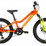 Велосипед FORWARD TWISTER 20 2.0 D (20" 7 ск. рост. 10") 2024, ярко-оранжевый/ярко-желтый