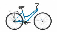 Велосипед ALTAIR CITY 28 low (28" 1 ск. рост. 19") 2022, голубой/белый