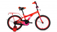 Велосипед FORWARD CROCKY 18 (18" 1 ск.) 2022, красный/фиолетовый