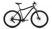 Велосипед FORWARD SPORTING 29 2.0 D (29" 8 ск. рост. 21") 2023, черный/темно-серый