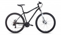 велосипед FORWARD SPORTING 29 2.0 disc (29" 21 ск. рост 21") 2019-2020, черный/белый