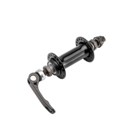 Втулка передняя AE-241FQR 36H 3/8", с эксцентриком, стальная чёрная