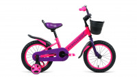 Велосипед FORWARD NITRO 14 (14" 1 ск.) 2022, розовый
