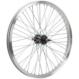 Колесо 20" заднее для BMX, двойной алюм.обод 36 отв, втулка SF-A45R сталь., гайка