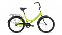 Велосипед ALTAIR CITY 24 (24" 1 ск. рост. 16" скл.) 2022, зеленый/серый