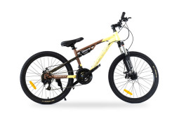 Велосипед SPORTRIDE FS 24 (24 ск., рост OS) бежевый 2025
