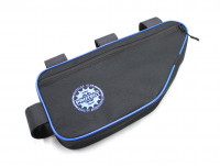 Велосумка под раму, р-р 41х20х5 см, цвет черный/синий, PROTECT™