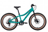 Велосипед FORWARD UNIT PLUS 20 D (20" 7 ск. рост. 11") 2024, бирюзовый-мат/красный
