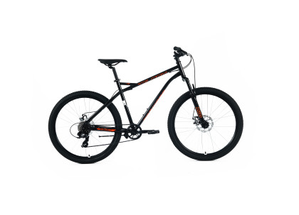 Велосипед FORWARD FLASH CX 26 (8ск., 19") 2025, черный/оранжевый