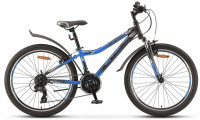 STELS Велосипед Navigator-410 24" V 21sp (13" Черный/синий), арт. V010