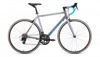 Велосипед FORWARD IMPULSE 28 (28" 14 ск. рост. 540 мм) 2022, серый матовый/бирюзовый