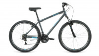 Велосипед ALTAIR MTB HT 27,5 1.0 (27,5" 21 ск. рост. 19") 2020-2021, темно-серый/мятный