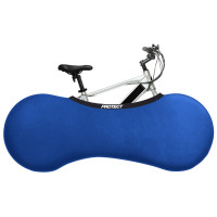Чехол эластичный для велосипеда с колесами  24-29", цвет синий, PROTECT™
