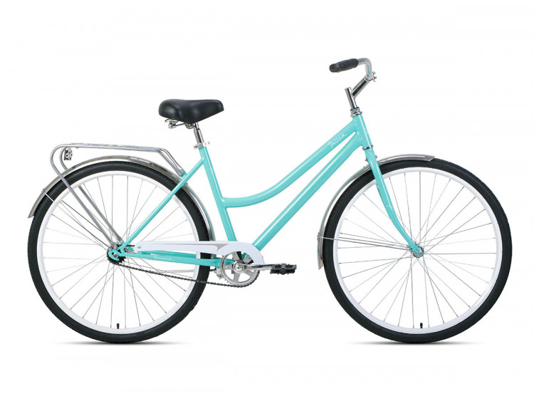 Велосипед FORWARD TALICA 28 1.0 (28" 1 ск. рост. 19") 2022, мятный/белый
