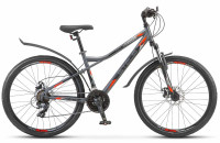 Велосипед STELS Navigator-510 MD 26" (14" Антрацитовый/Красный 2024) V010