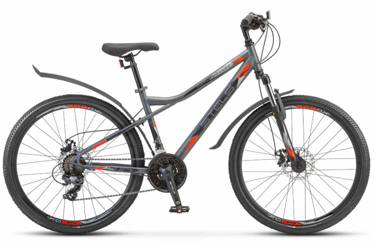 Велосипед STELS Navigator-510 MD 26" (14" Антрацитовый/Красный 2024) V010