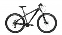 Велосипед FORWARD QUADRO 27,5 3.0 HD (27,5" 16 ск. рост. 17") 2022, черный матовый/черный