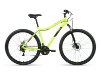 Велосипед ALTAIR MTB HT 29 2.0 D (29" 21 ск. рост. 21") 2022, ярко-зеленый/черный УЦ