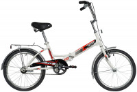 Велосипед Novatrack складной TG-20 CLASSIC 2.0, белый, 20"